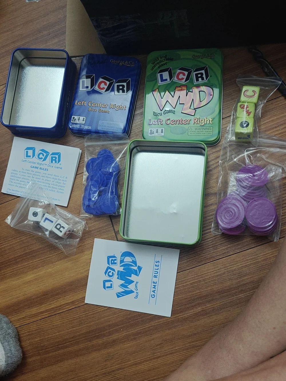 George & Co games the original LCR bundle with LCR Wild game
